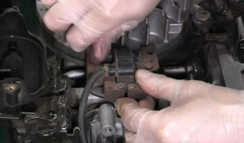 Remove cover parts & access the Ignition coil 5
