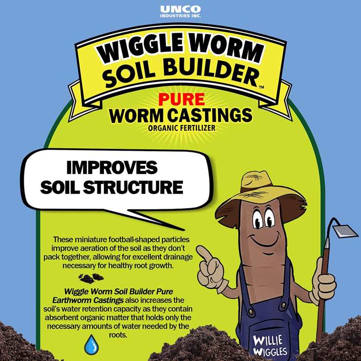 Wiggle Worm Casting Fertilizer 3