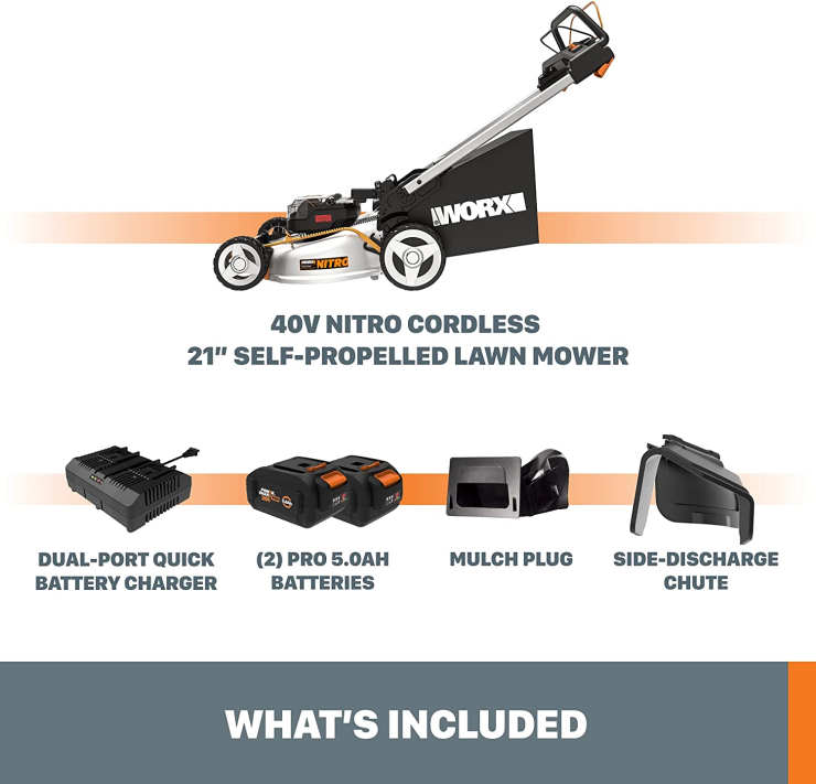 Worx Nitro WG753 40V 21-Inch Cordless Lawn Mower Review