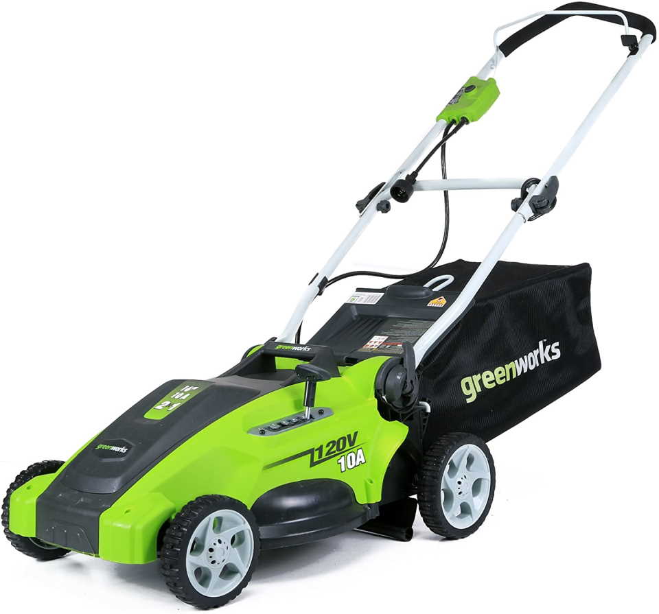 GreenWorks 25142 16″ 10 AMP Corded Electric Lawn Mower Review