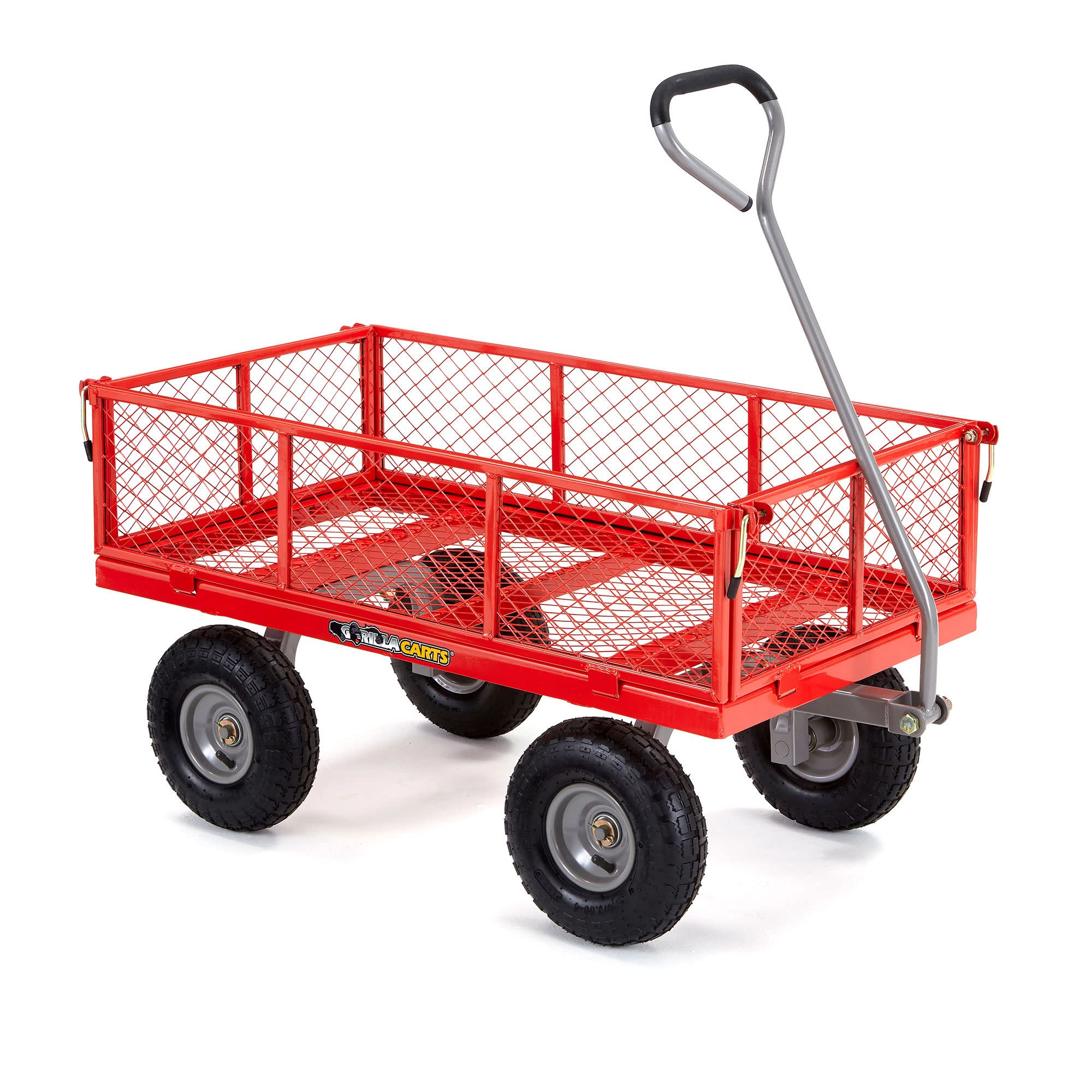 Gorilla Carts GOR800-COM 800 Pound Steel Utility Cart