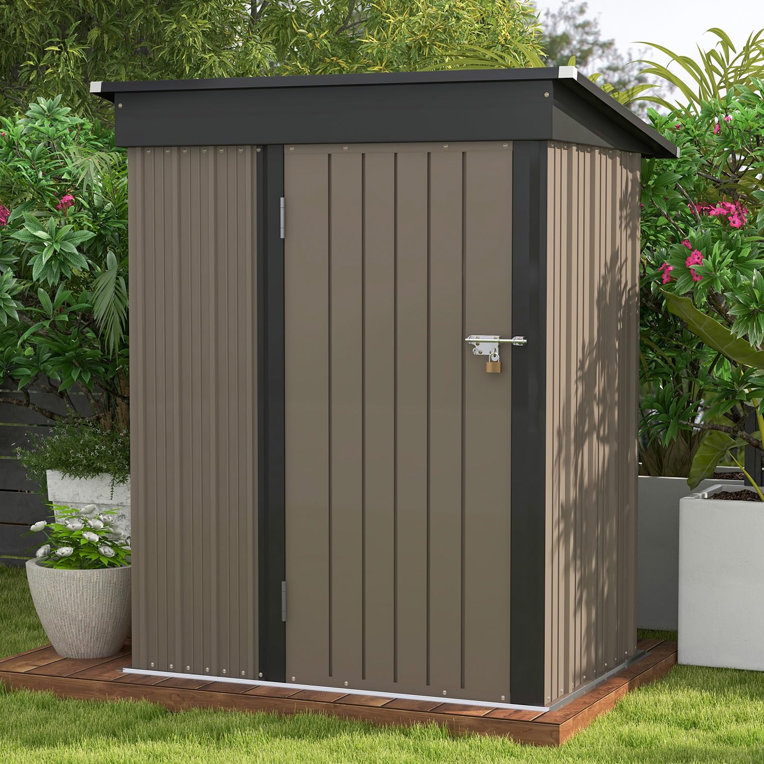 Patiowell 5x3 FT Outdoor Storage Shed