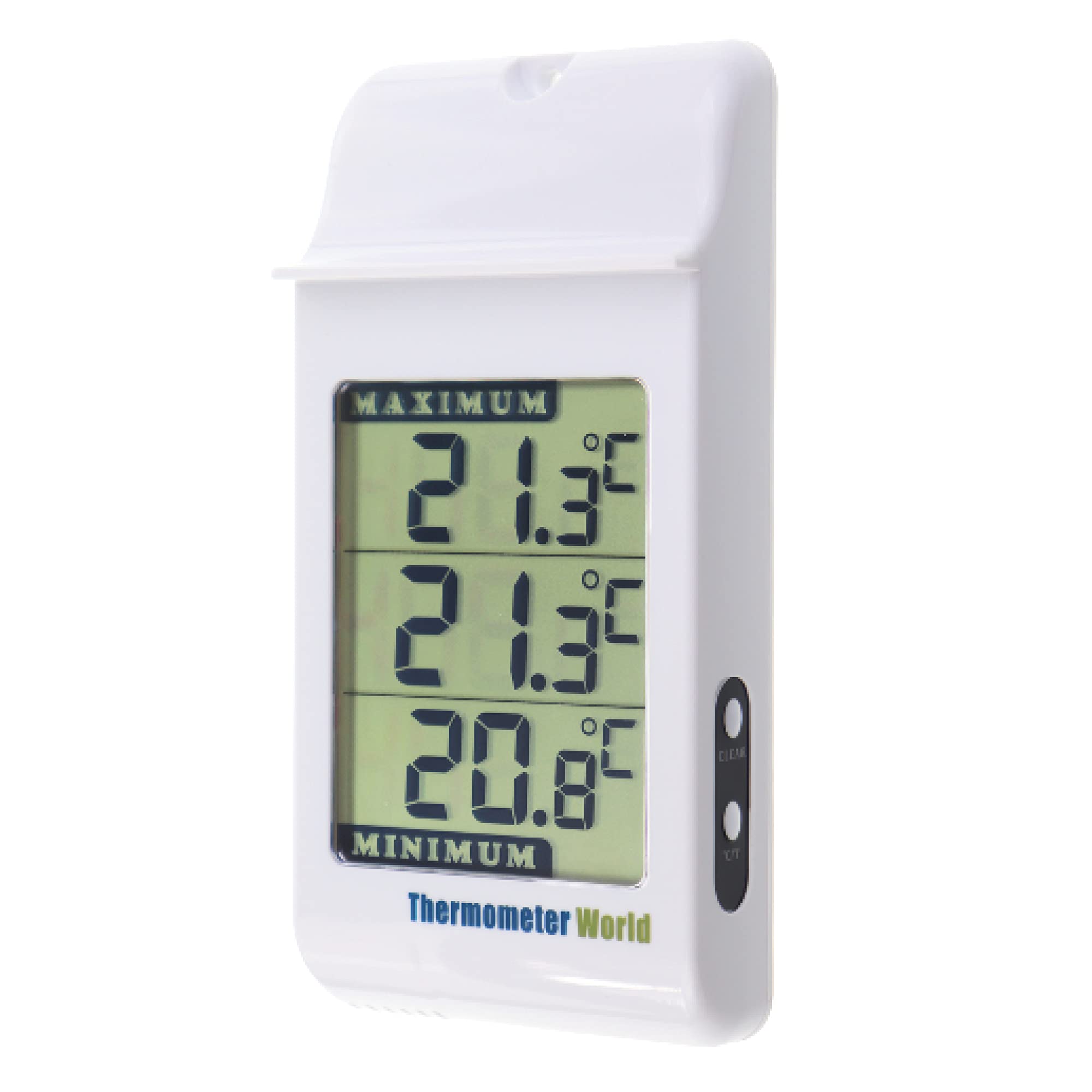 Digital Greenhouse Thermometer for Monitoring Maximum and Minimum Temperatures - High Low Thermometer for Recording Max and Min Temperatures Garage Greenhouse Accessories Indoor Outdoor