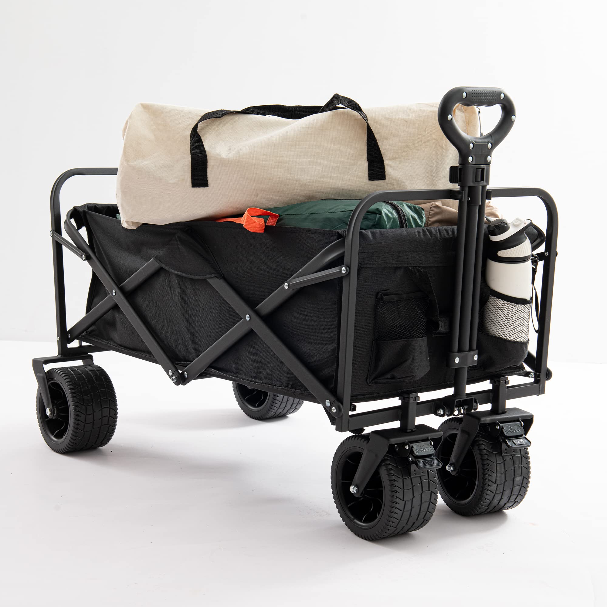 LOSIVISHE Heavy Duty Folding Wagon