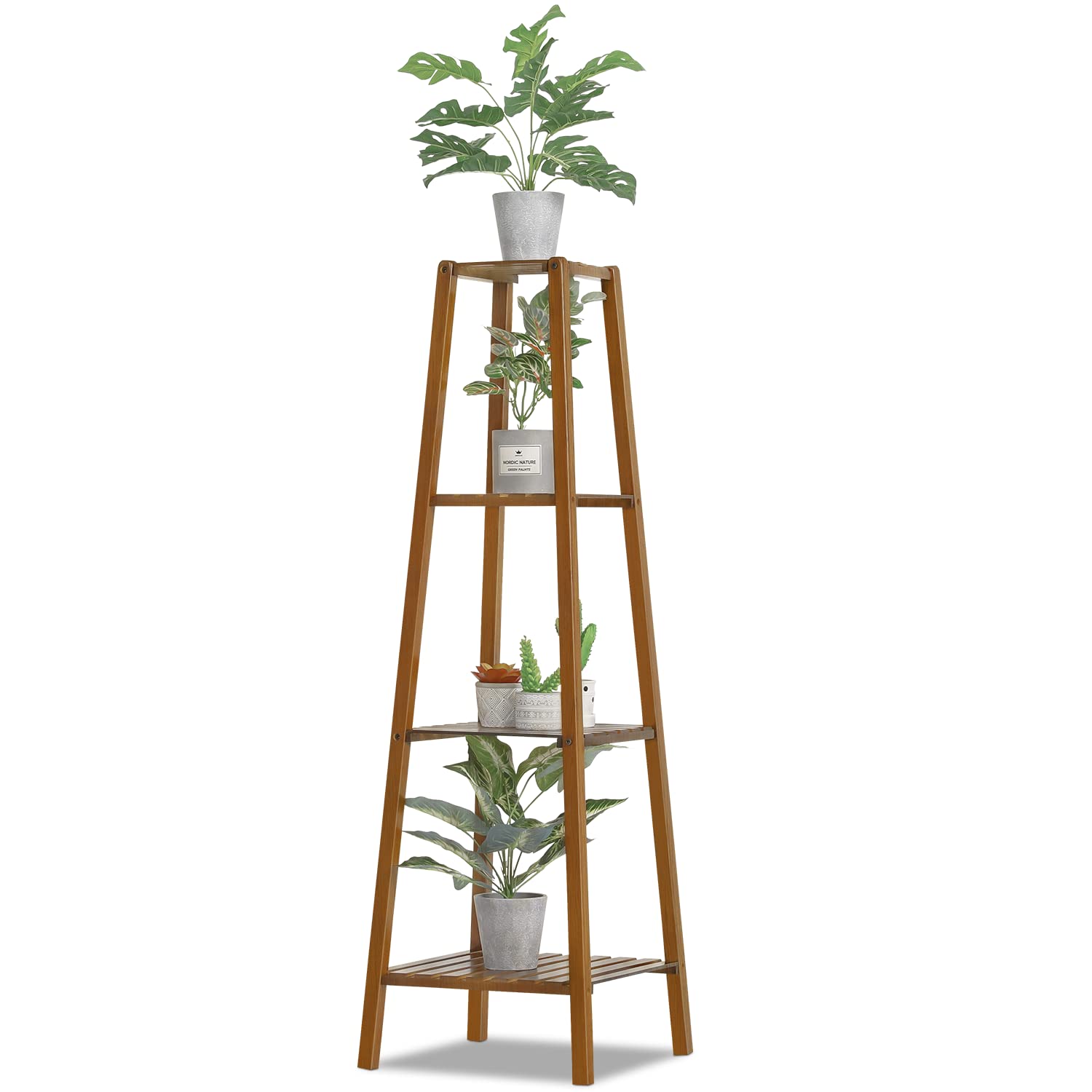 Magshion Bamboo Tall Plant Stand