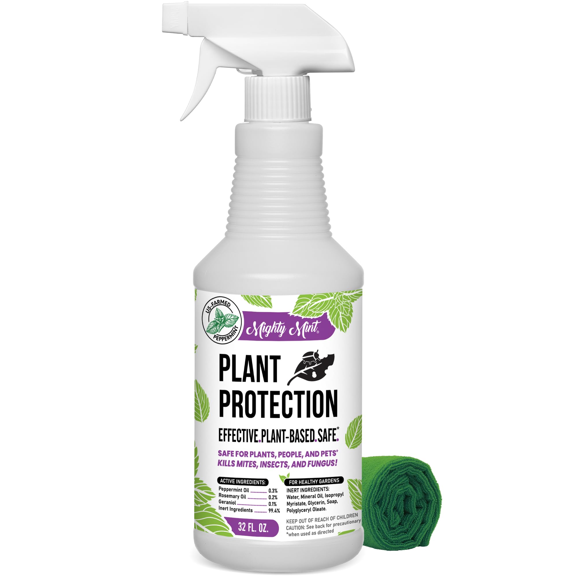 Mighty Mint 32 oz Peppermint Plant Protection Spray - Kit