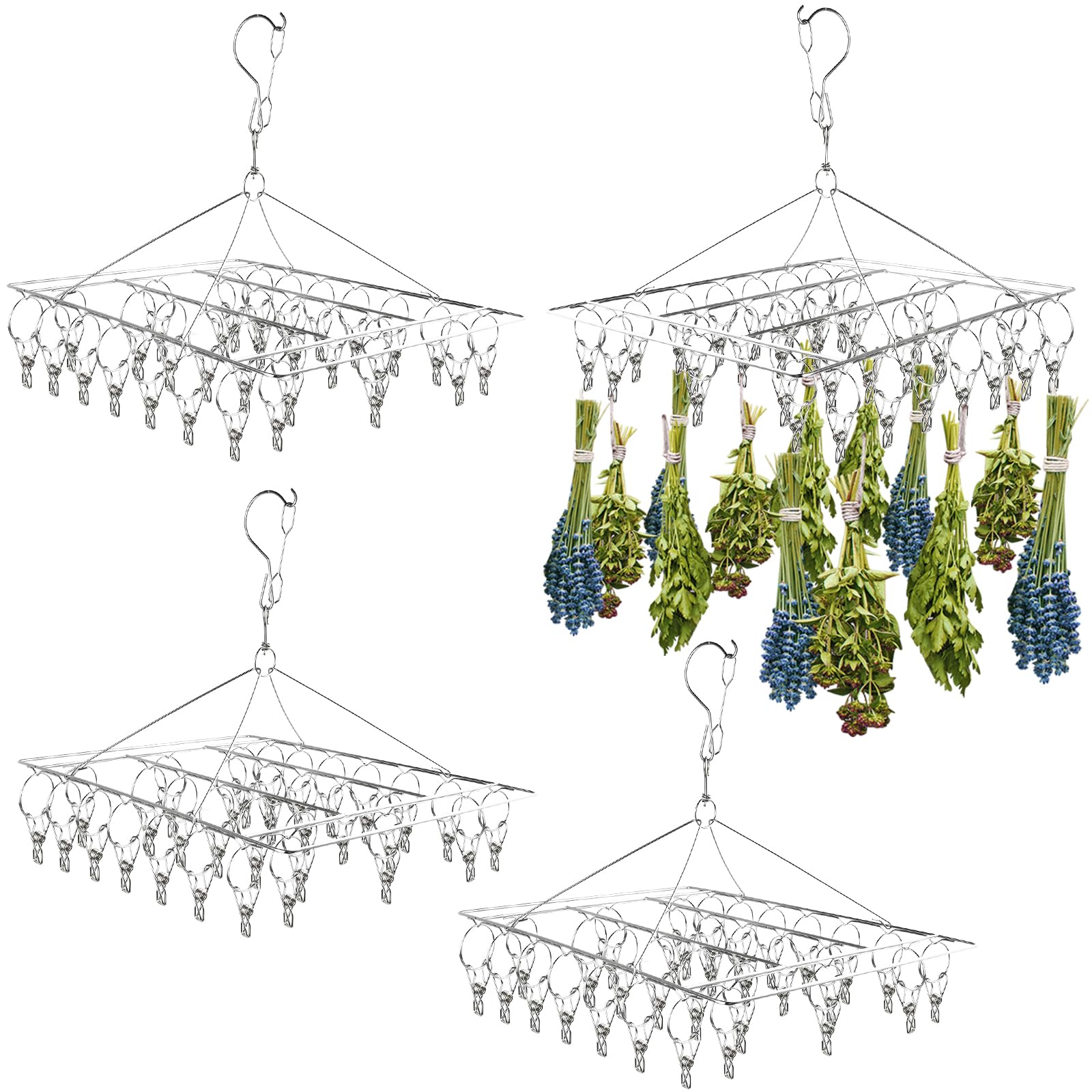 Elesunory Hanging Herb Drying Rack