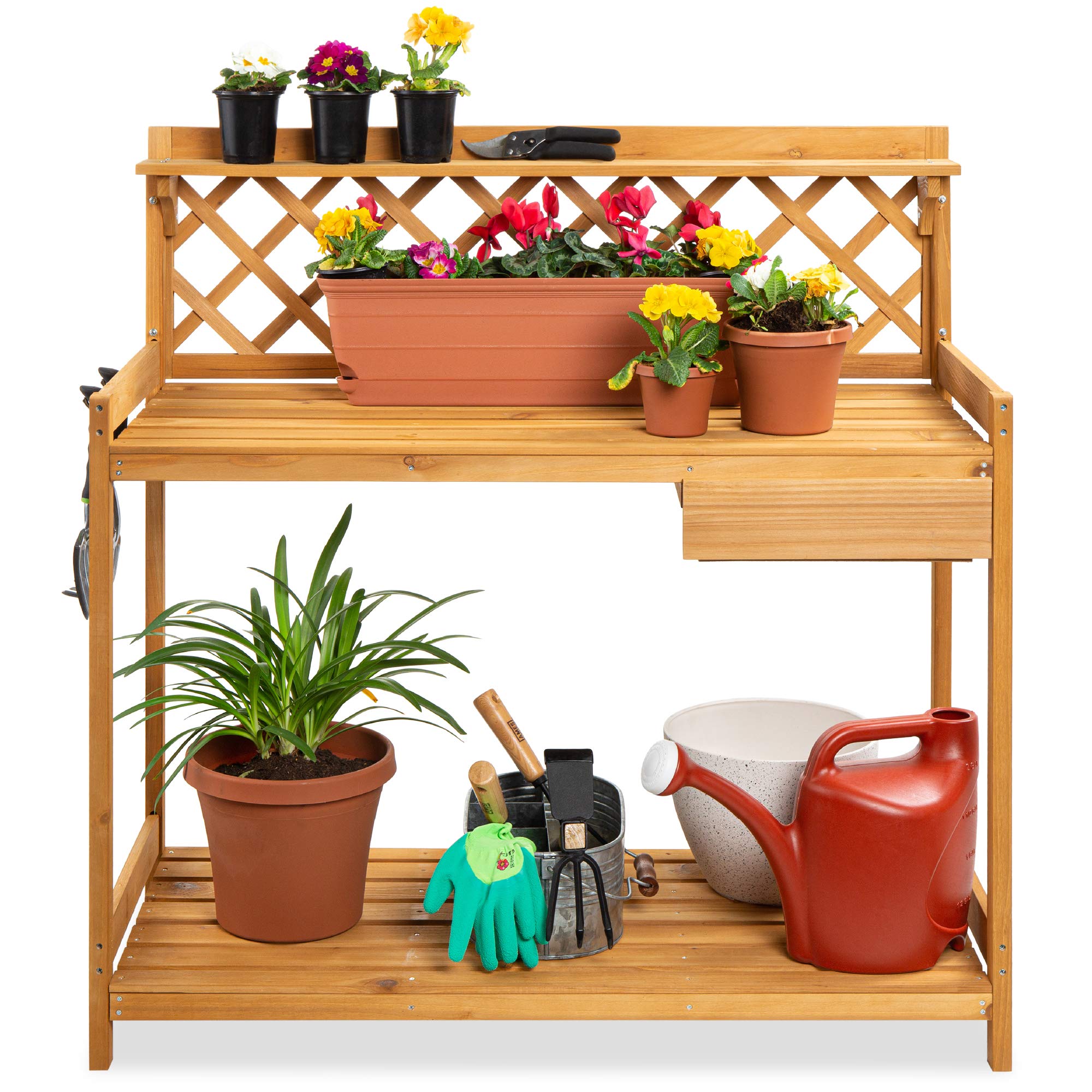 Best Choice Products Outdoor Garden Potting Bench