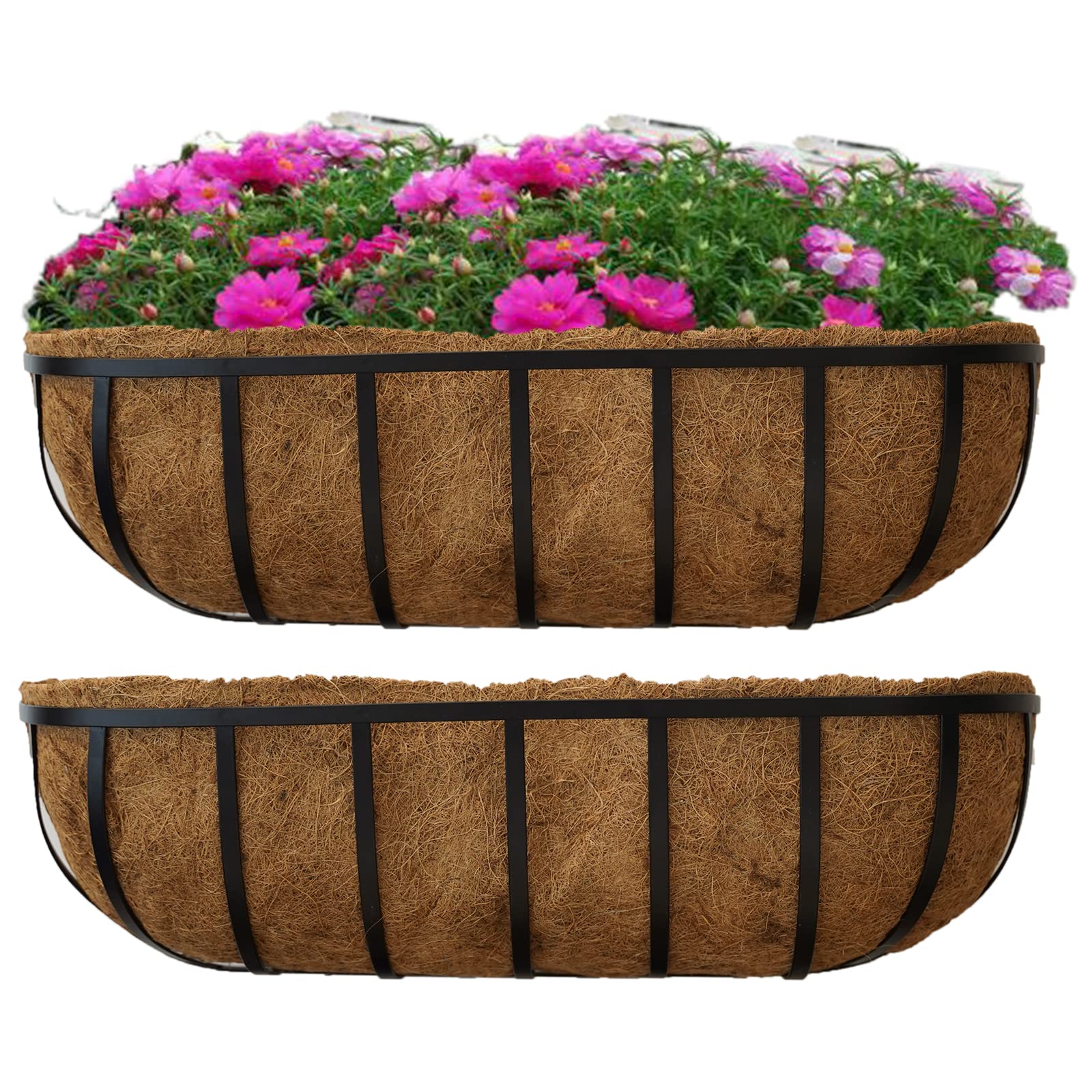 Frillybutts Planter Box for Deck Railing