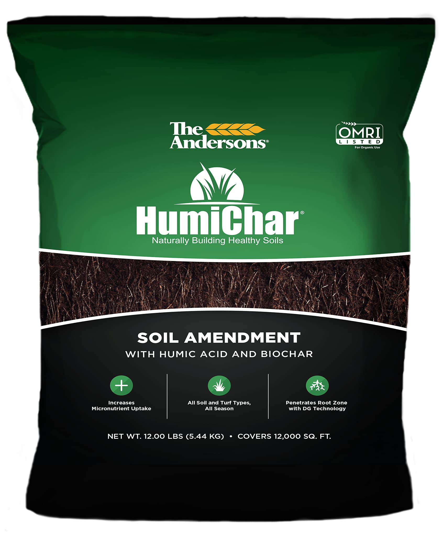 The Andersons HumiChar Organic Soil Amendment with Humic Acid and Biochar