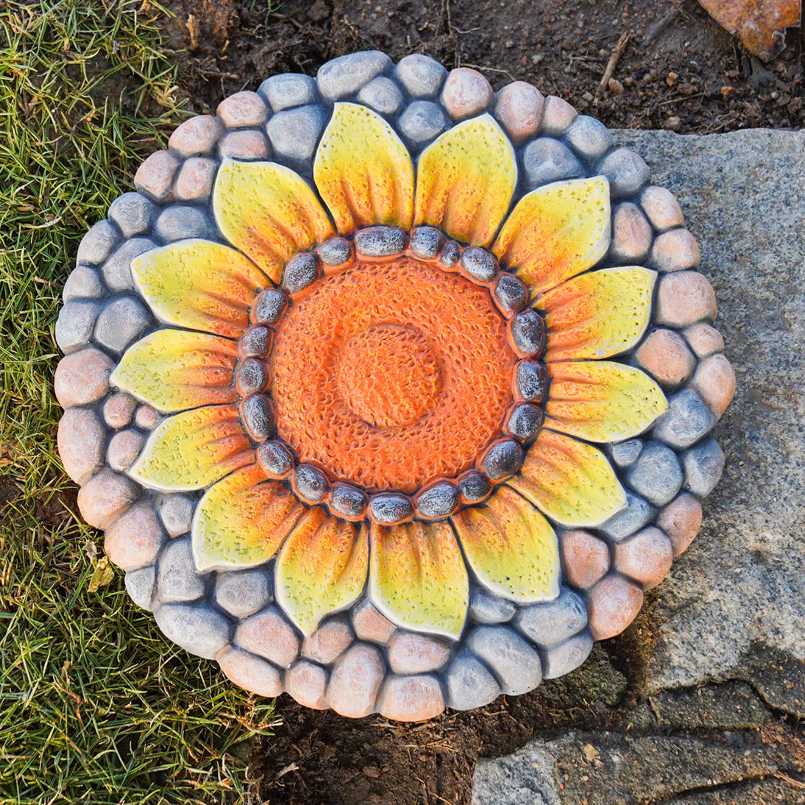 Sunflower Stepping Stones Outdoor Garden