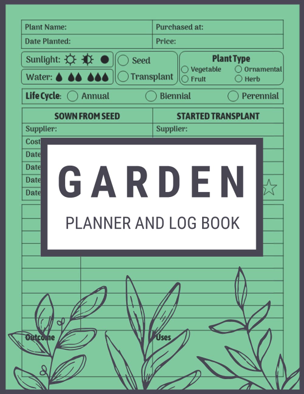  Suck UK My Gardening Handbook Garden Journal To