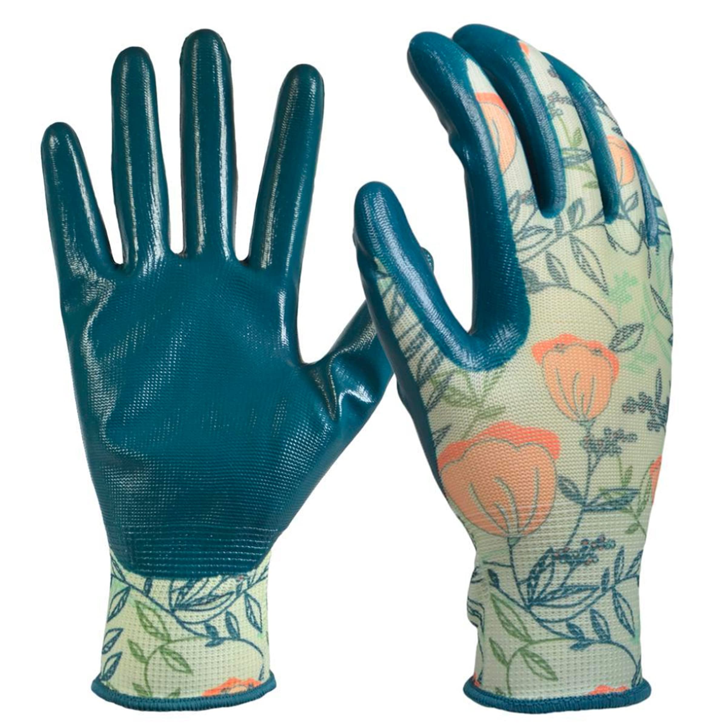 Digz Stretch Knit Garden Gloves with Nitrile Coating
