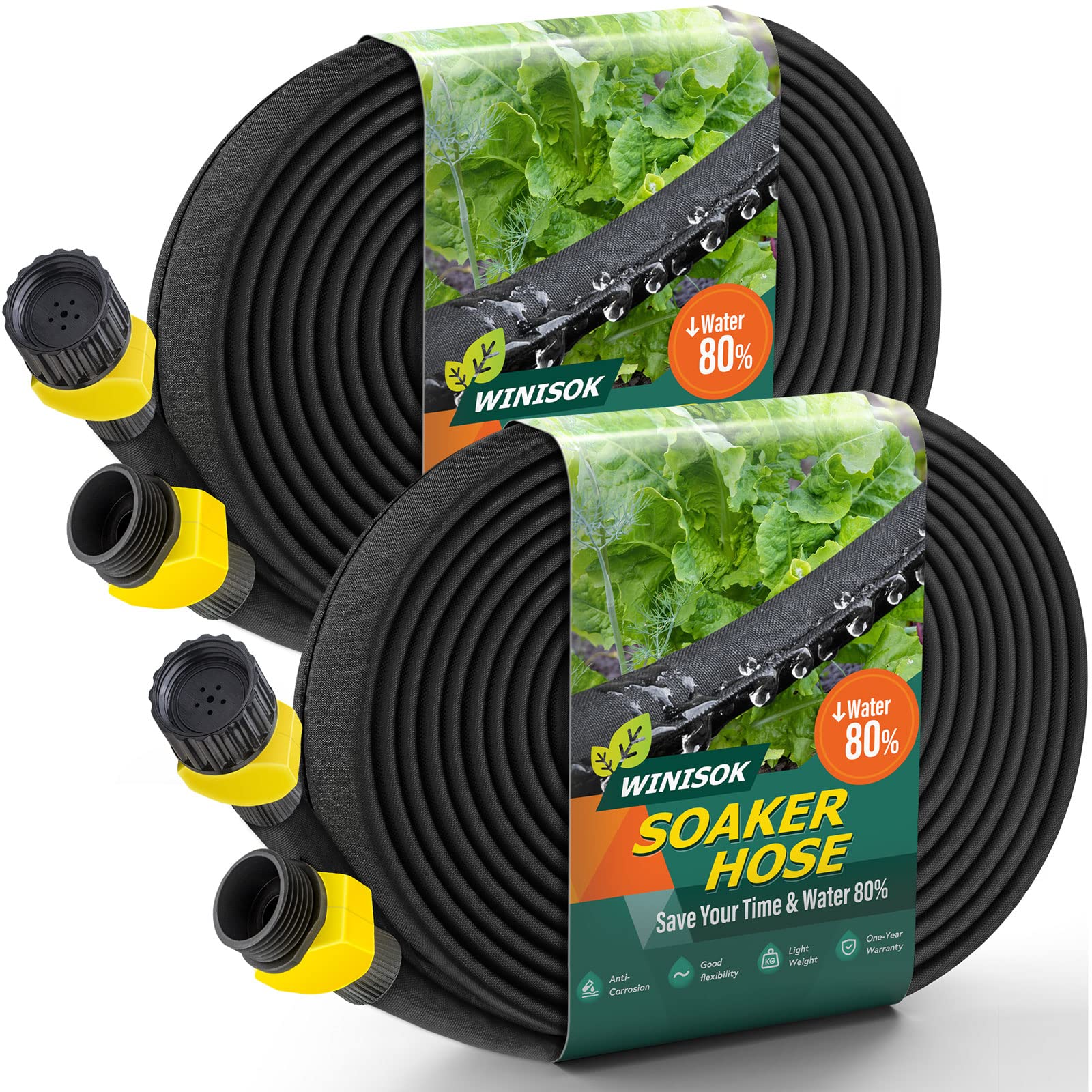 Winisok Flat Soaker Hose For Garden