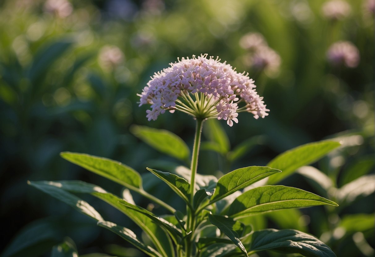 Valerian thrives in rich, moist soil with partial shade. The plant grows best in cool climates with consistent moisture and good drainage