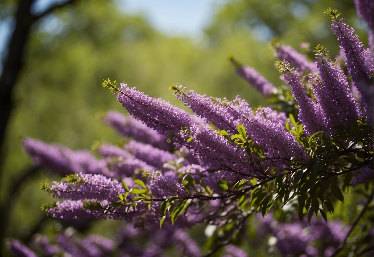 Ornamental trees and shrubs with purple flowers adorn the Tennessee landscape, adding a pop of color to the natural surroundings