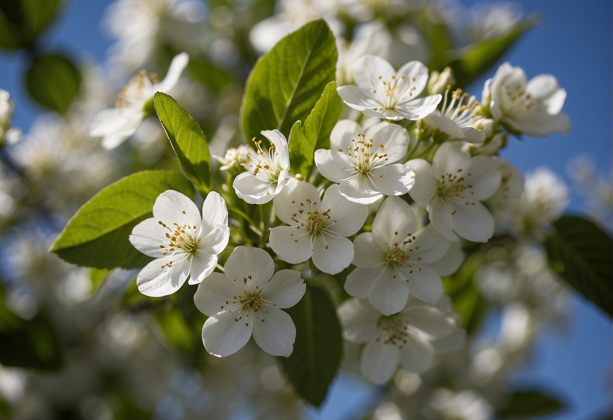 A white flower tree in Colorado provides ecological benefits, attracting pollinators and providing habitat. Its blossoms are used in traditional medicine and as a symbol of purity and peace
