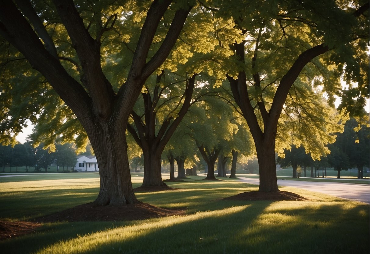 Fast-growing shade trees thrive in Indiana's climate, providing optimal conditions for their growth and development