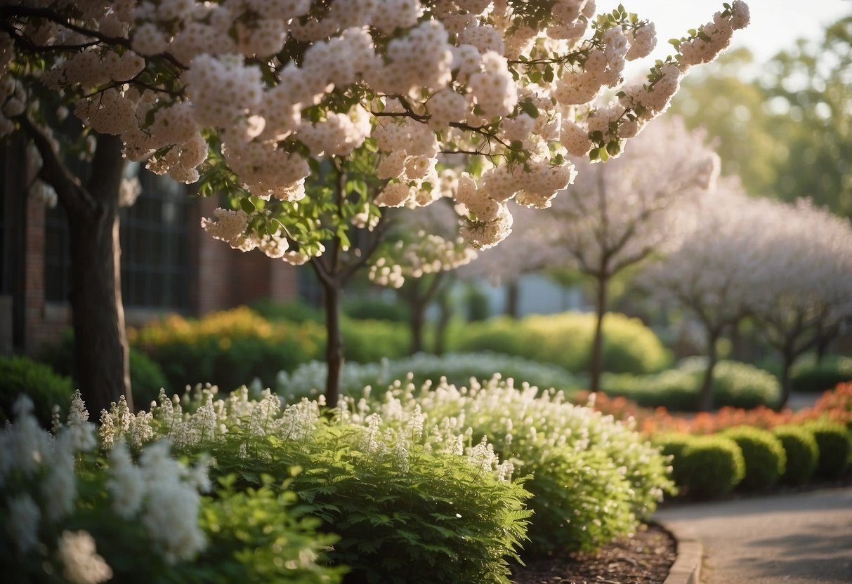 Flowering trees in Arkansas bloom under the care of gardeners