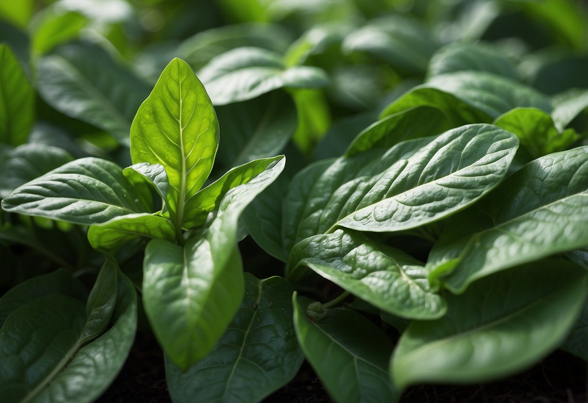 Plants That Look Like Spinach: Identifying Similar Greens for Your Garden