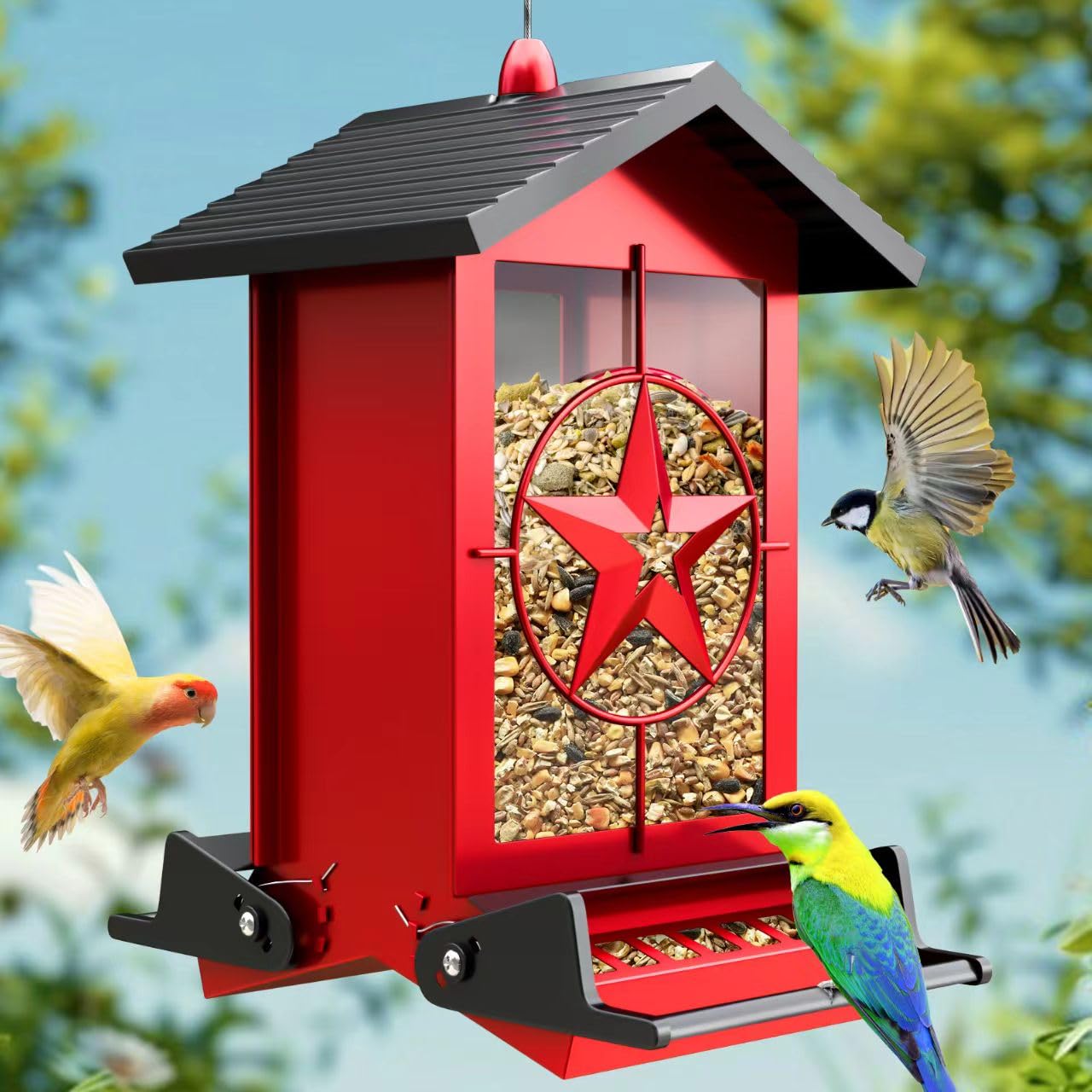 Top 5 Anti-Squirrel Bird Feeders for Your Backyard: Effective Solutions for Bird Enthusiasts