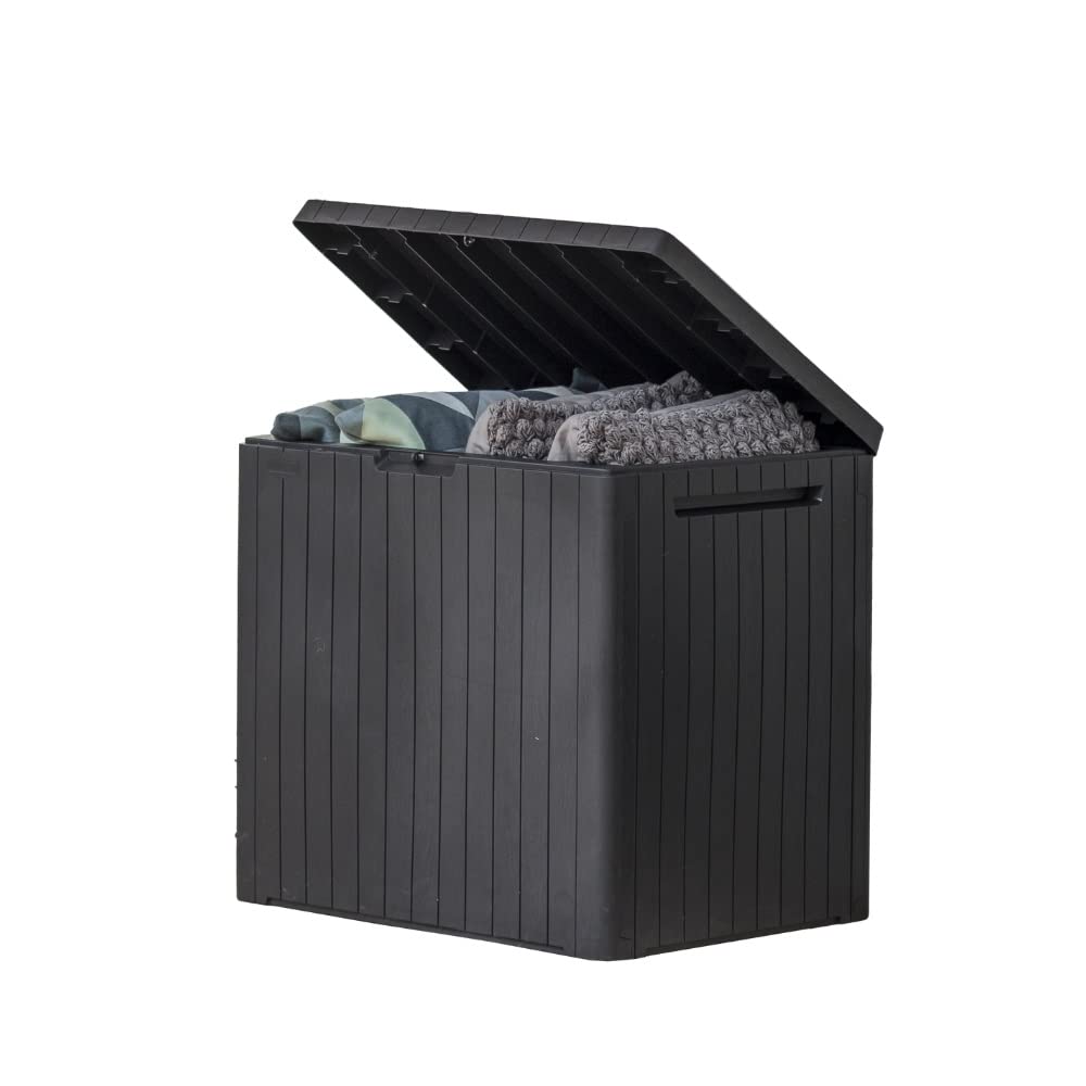 Keter City 30 Gallon Resin Outdoor Storage Box Review: Durable Patio Storage?