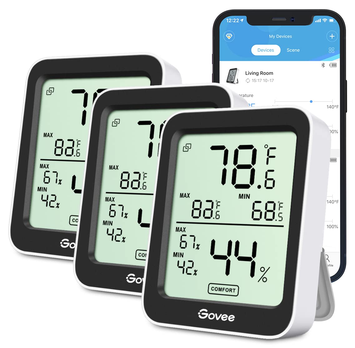 Govee Indoor Hygrometer Thermometer 3 Pack Review: Accurate & Reliable?