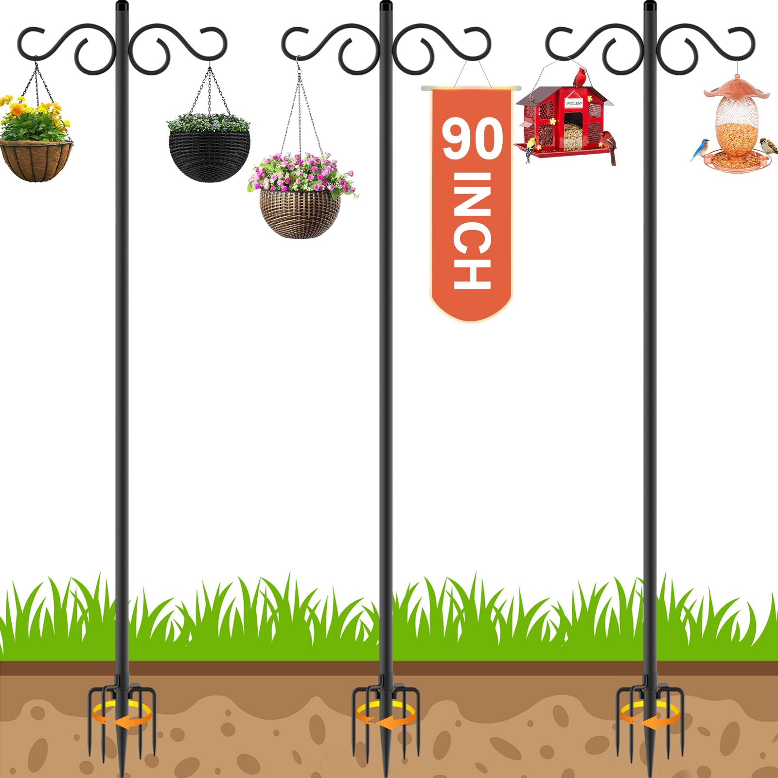 Adjustable Shepherd Hooks for Outdoor Review: Are They Worth It?