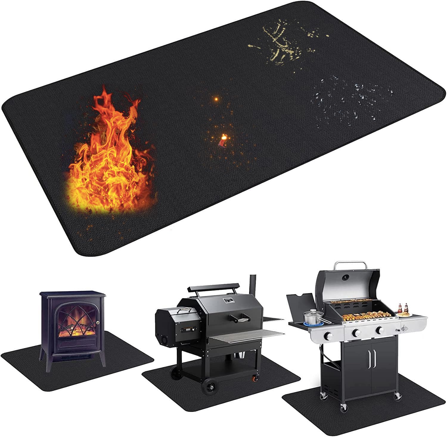 UBeesize Large Under Grill Mat Review: Fireproof BBQ Protection?