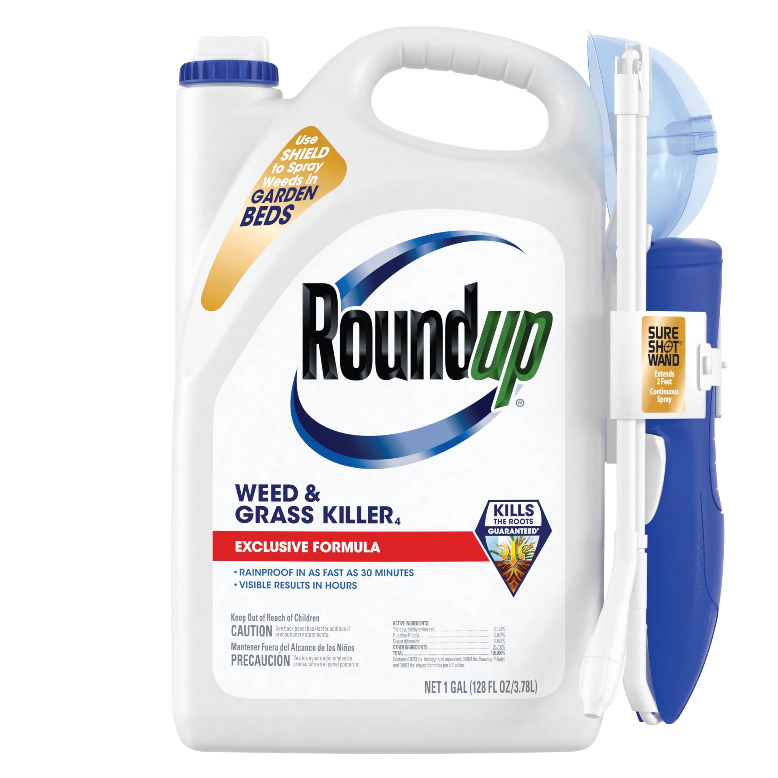 Roundup Weed & Grass Killer₄ with Sure Shot Wand Review: Effective for Lawn or Garden?