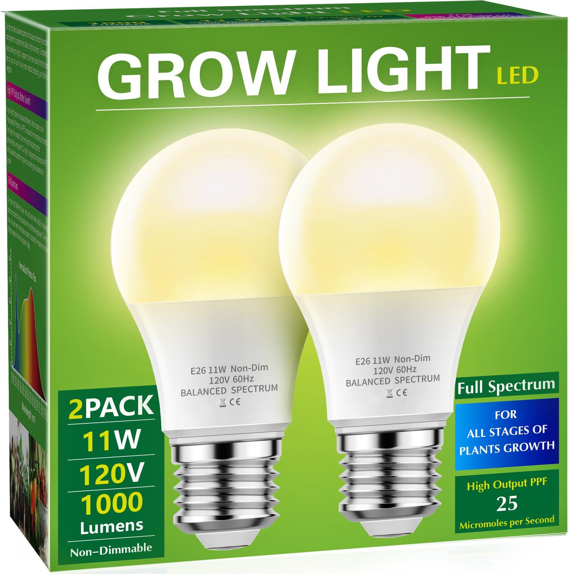 Briignite LED Grow Light Bulb A19 Bulb Review: Top Indoor Plant Light?