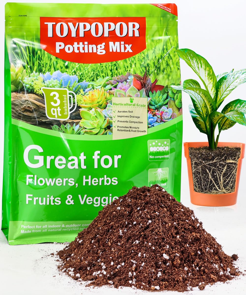 TOYPOPOR Potting Soil Review: Is This the Best Mix for Indoor Plants?