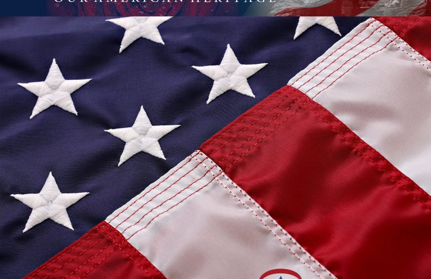 Rushmore Rose 2.5x4 American Flag