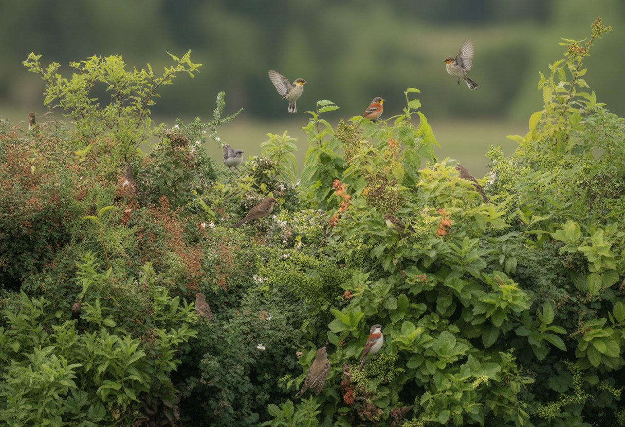 Native Hedgerows for Birds Enhancing Habitat and Biodiversity