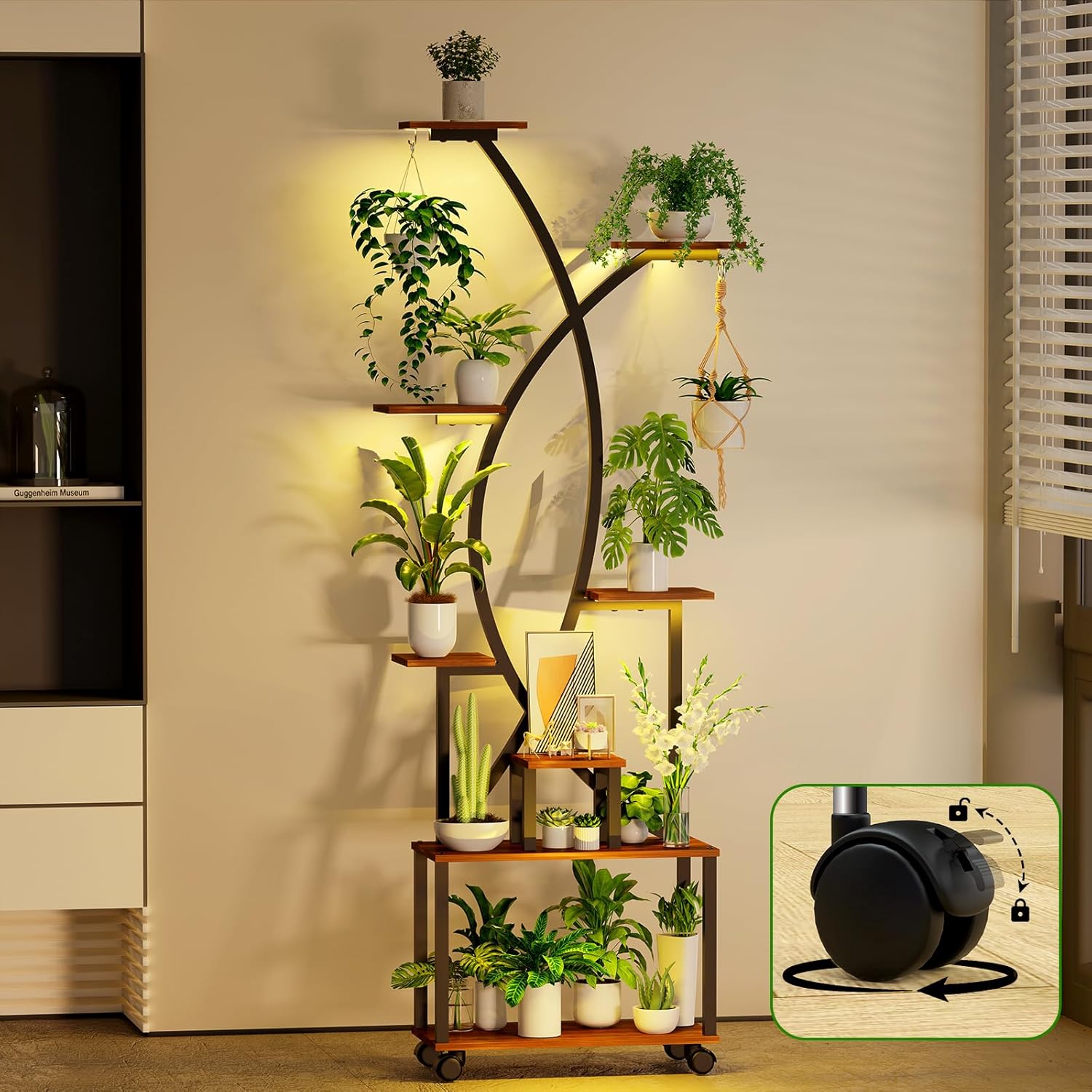 Top 5 Best Plant Stands with Built-In Grow Lights
