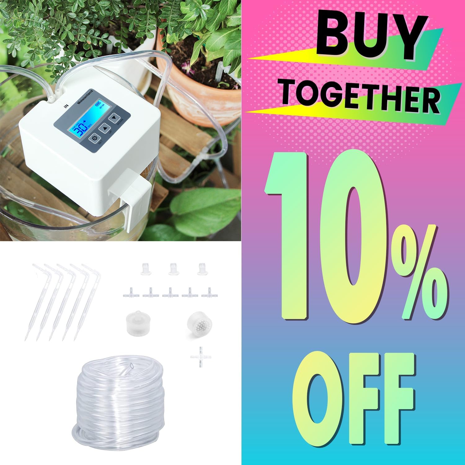 Moistenland Automatic Drip Irrigation Kit