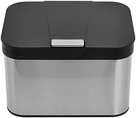 Dullrout Compost Bin for Countertop, Compost Bucket Indoor Sealed, Food Waste Caddy, 1.13 Gallon Kit
